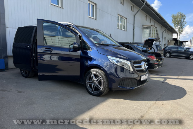 Установка подлокотника мерседес. Центральная консоль Mercedes V-Class W447